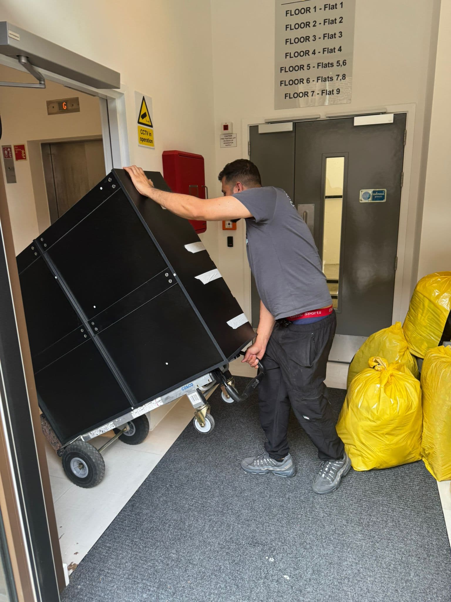 Fair Price Movers moving crew completing a London removal — real job photo